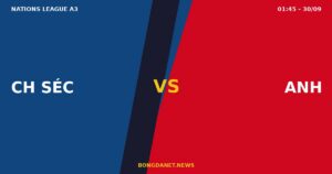 Nhận định CH Séc vs Anh: Bellingham thử lửa Praha — Nations League 01h45 30/9