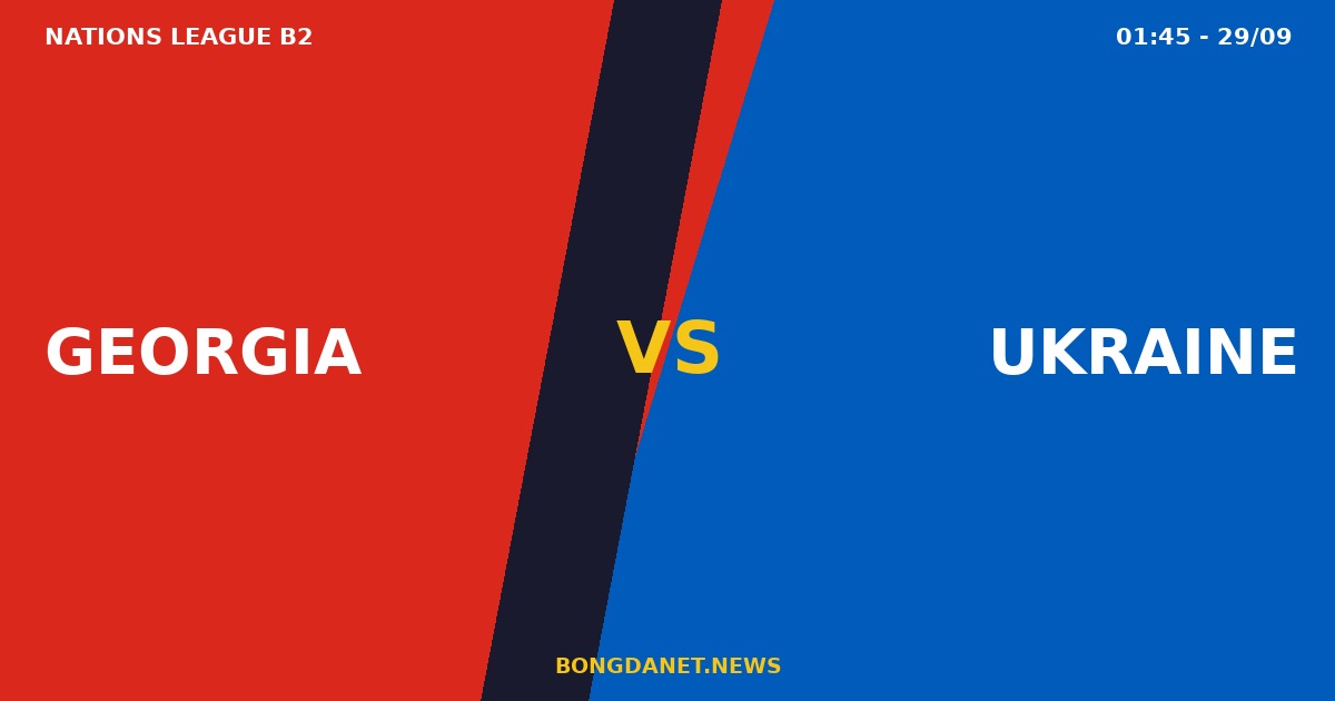 Nhận định Georgia vs Ukraine Nations League 2026-27