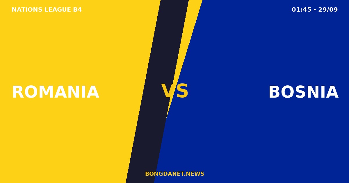Nhận định Romania vs Bosnia Nations League 2026-27